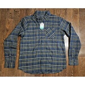 Nwt Jackson Hole Flannel Blue Black Plaid Long Sleeve Button Shirt Mens XL New